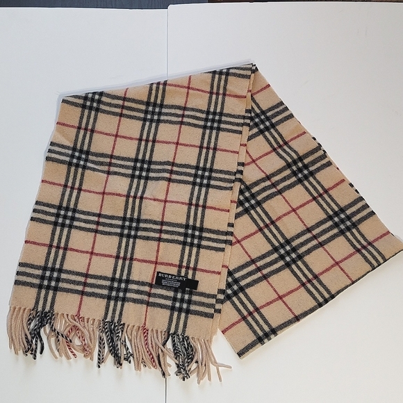 Burberry Cashmere Scarf  approximately 72x12.5 inches - Picture 1 of 4